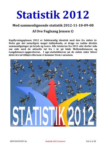DDB STATISTIK 2012 - Version 6
