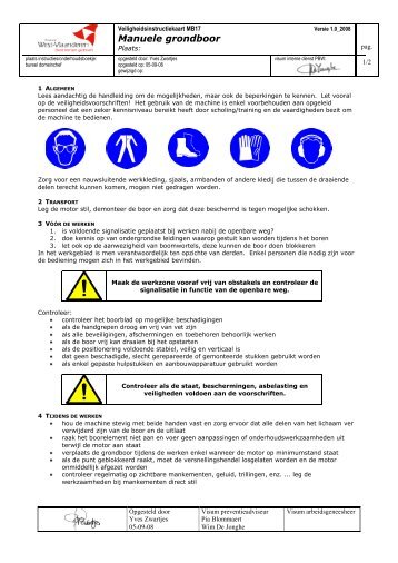 Manuele grondboor (PDF) - BeSWIC