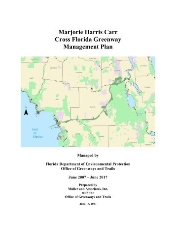 Marjorie Harris Carr Cross Florida Greenway Management Plan