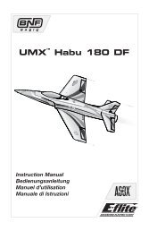 35795 EFL Habu 180 BNF Basic Manual.indb - Horizon Hobby