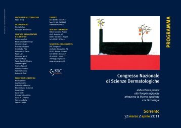 Congresso Nazionale di Scienze Dermatologiche ... - Inmp