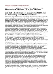 Heimatbuch Vorbericht (.pdf) - Unterbalbach