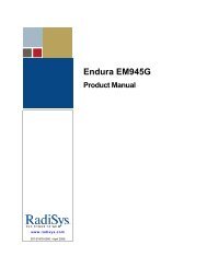 Endura EM945G Product Manual April 2006.pdf - Radisys