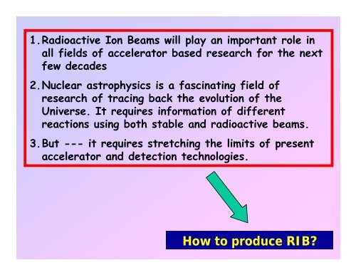Radioactive Ion Beam (RIB) Facility at VECC : - Saha Institute of ...