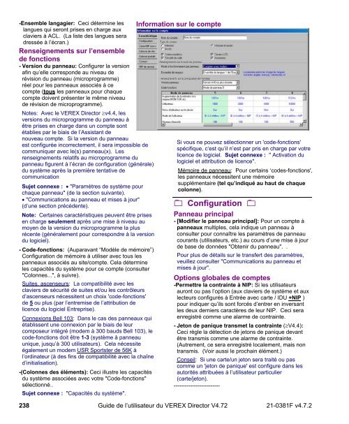 Guide de l'utilisateur du VEREX Director V4.72 - Ch-change.com