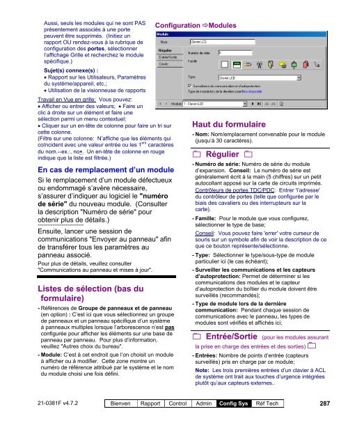 Guide de l'utilisateur du VEREX Director V4.72 - Ch-change.com