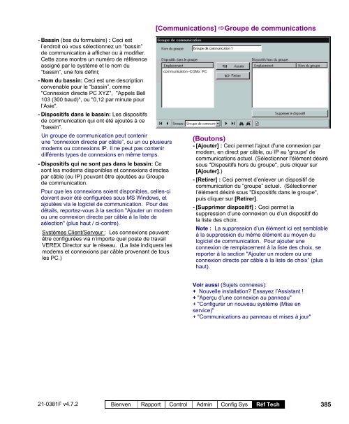 Guide de l'utilisateur du VEREX Director V4.72 - Ch-change.com