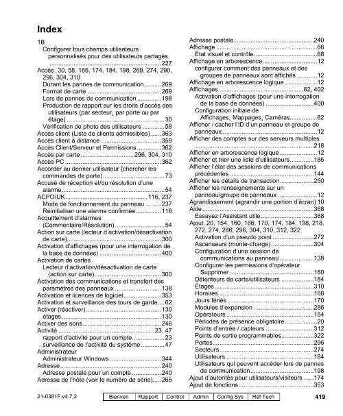 Guide de l'utilisateur du VEREX Director V4.72 - Ch-change.com