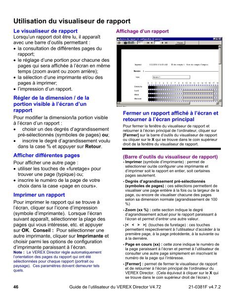 Guide de l'utilisateur du VEREX Director V4.72 - Ch-change.com