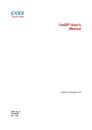UniOP User's Manual - Esco Drives & Automation