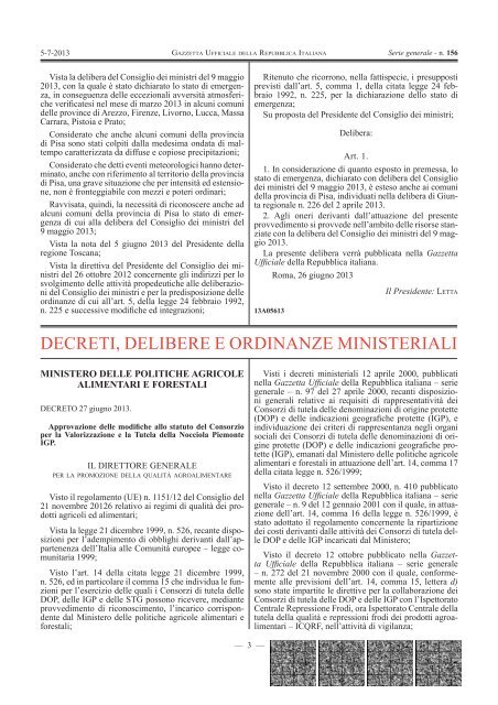 gazzetta ufficiale della repubblica italiana