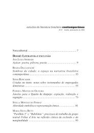 Sumário - Grupo de Estudos em Literatura Brasileira Contemporânea
