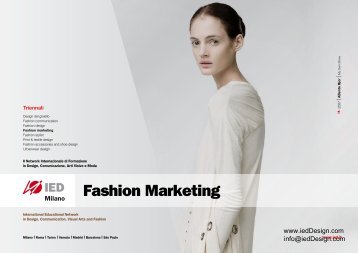 Fashion Marketing - IED - Fashion schools and Design schools