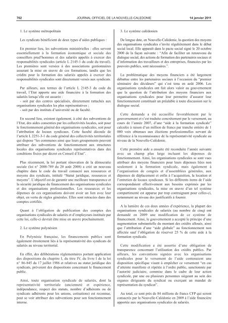 journal officiel - Documentation juridique NC - Gouvernement de la ...