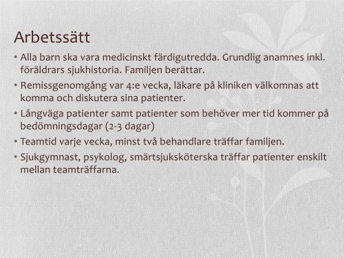 MultidiciplinÃ¤r behandling