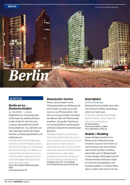 Berlin - INHOUSE magazine