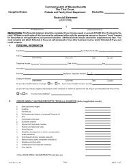 form - Hampshire County Probate and Family Court