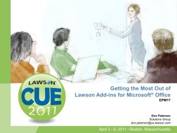 Getting the Most Out of Lawson Add-ins for ... - Digital Concourse