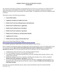MOBILE FOOD UNIT PLAN REVIEW PACKET
