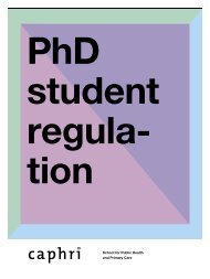 PhD students - Caphri