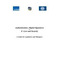 Authentication & Digital Signatures E- Law and Security - unpcdc
