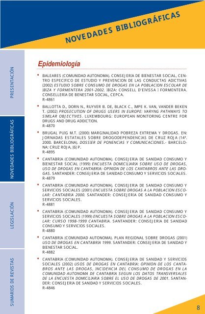 NÂº 13. Marzo - Plan Nacional sobre drogas