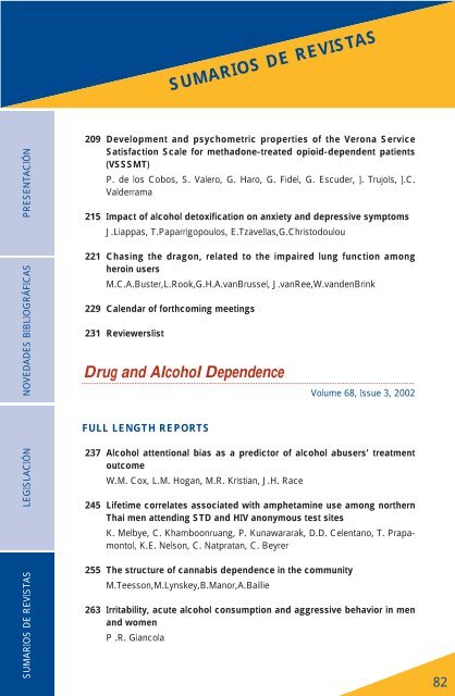 NÂº 13. Marzo - Plan Nacional sobre drogas