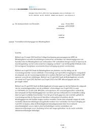 De brief van het CBP - College bescherming persoonsgegevens