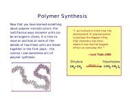 Polymer Synthesis