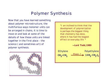 Polymer Synthesis