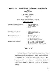 before the authority for advance rulings (income tax) new delhi ruling