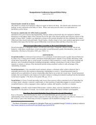 Section IV - Business of the Annual Conference - Susumc.org