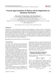 Fractal Approximation of Motion and Its Implications in Quantum ...
