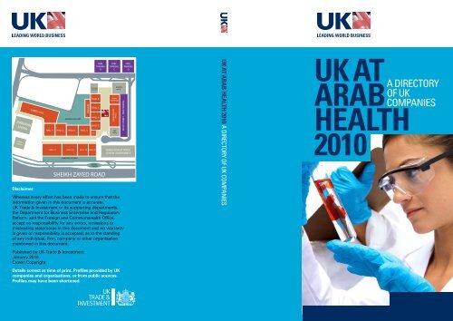 UK at aRaB HEaLtH 2010 - Association of British Healthcare Industries