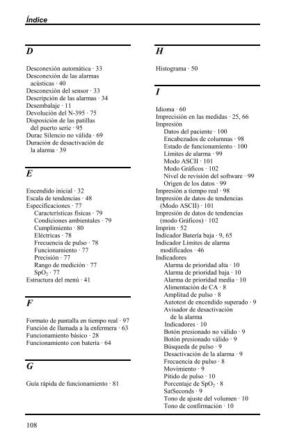 MANUAL DEL USUARIO PulsioxÃƒÂ­metro N-395