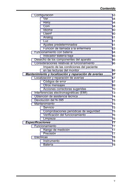 MANUAL DEL USUARIO PulsioxÃƒÂ­metro N-395