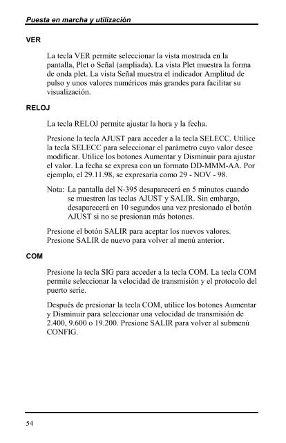 MANUAL DEL USUARIO PulsioxÃƒÂ­metro N-395