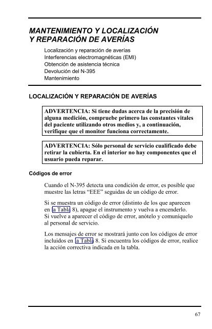 MANUAL DEL USUARIO PulsioxÃƒÂ­metro N-395