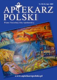 Aptekarz Polski â Pismo Naczelnej Izby Aptekarskiej