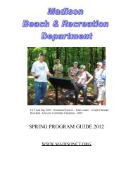 SPRING PROGRAM GUIDE 2012 - Madison, Connecticut