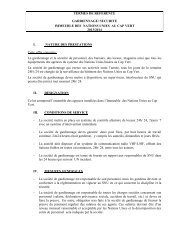 Demande de Proposition (RFP)