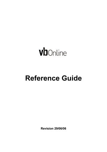 VBOnline Instrument Brochure - Primac Reliability Consultants Ltd.