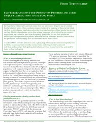 Food Production Fact Sheet - International Food Information Council ...