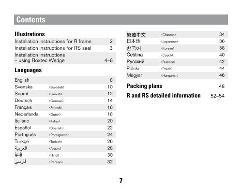 Installation Instructions - Roxtec