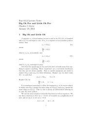 Stat 8112 Lecture Notes Big Oh Pee and Little Oh Pee Charles J ...