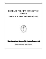 booklet for new connection under wbsedcl procedures-a(2010)