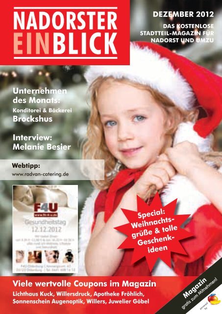 AKTUELLE AUSGABE als PDF - Nadorster Einblick