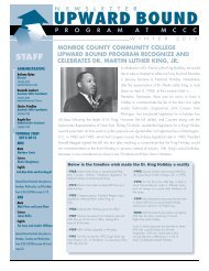 Winter 2013 Newsletter - Monroe County Community College