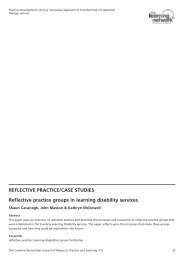 Reflective practice groups in learning disability services - Cumbria ...