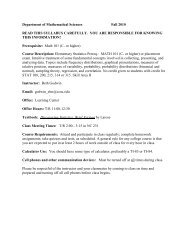 STAT 104 - Department of Mathematical Sciences